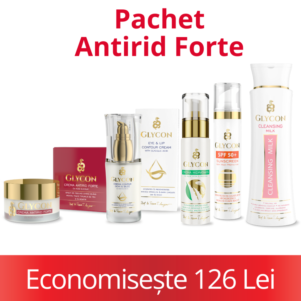 tratament complet antirid forte glycon prof dr toma mugea acid glicolic riduri